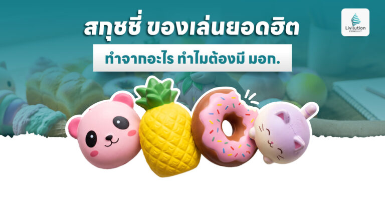 สกุชชี่ ของเล่นยอดฮิต ทำจากอะไร ทำไมต้องมี มอก.